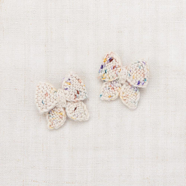 Duo de barrettes bow iris confetti - Sélection Misha & Puff à retrouver sur www.amaetc.com, concept store eco friendly pour enfants