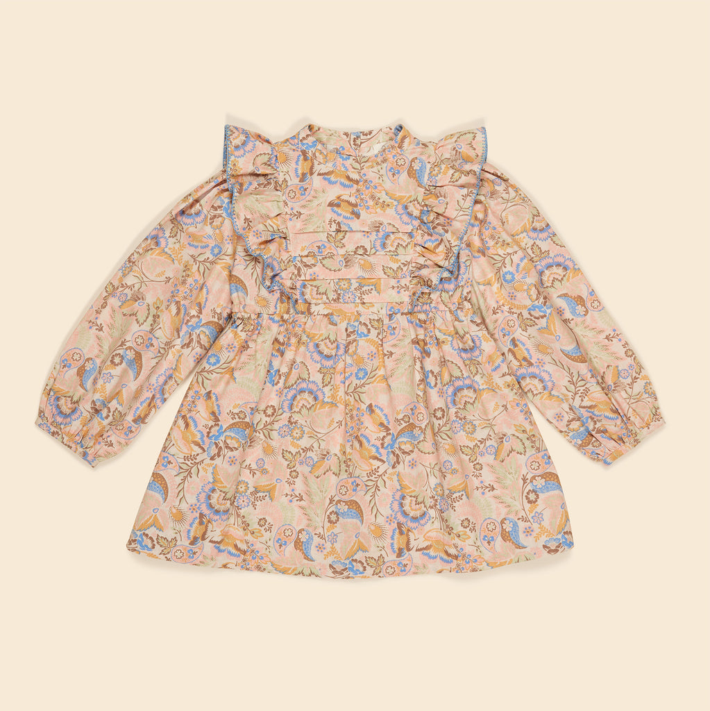 Tunique Dolores woodland floral cream Apolina - Retrouvez toutes les nouveautés Apolina sur www.amaetc.com, concept store eco friendly pour enfants