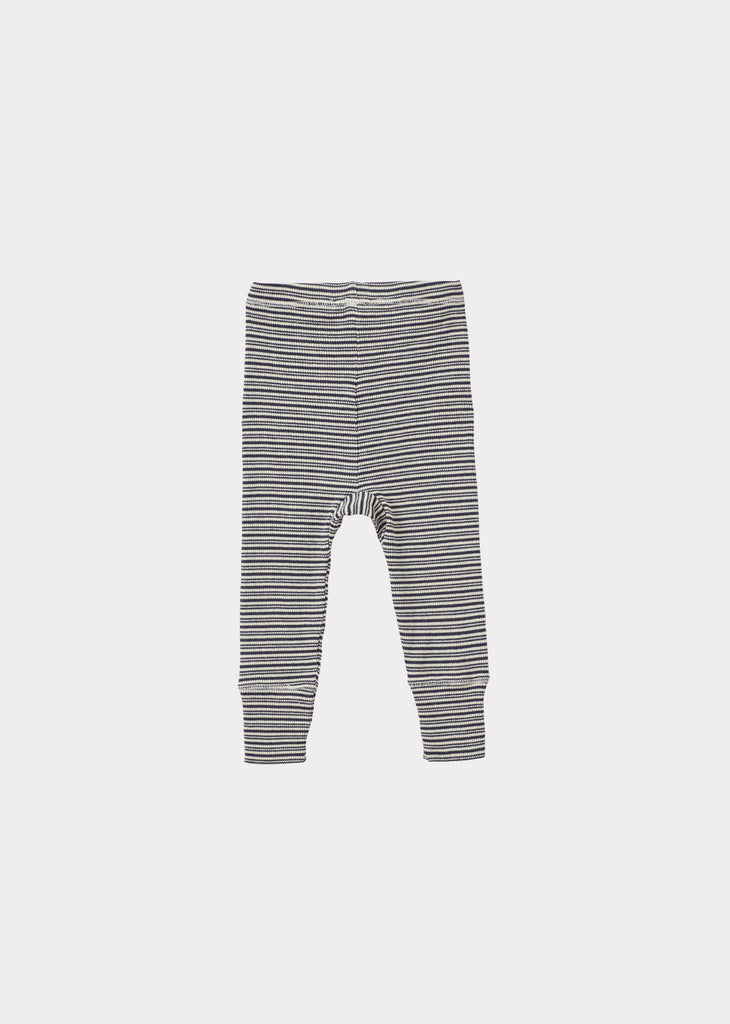 Legging Judd rayures gris/écru - Sélection Caramel à retrouver sur amaetc.com, concept store eco friendly pour enfants