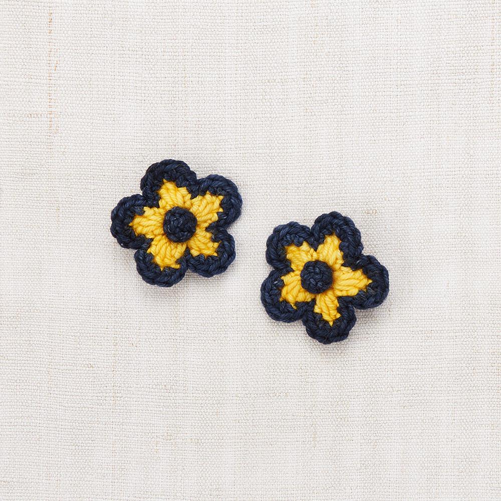 Duo de barrettes Flower ink - Sélection Misha & Puff à retrouver sur www.amaetc.com, concept store eco friendly pour enfants