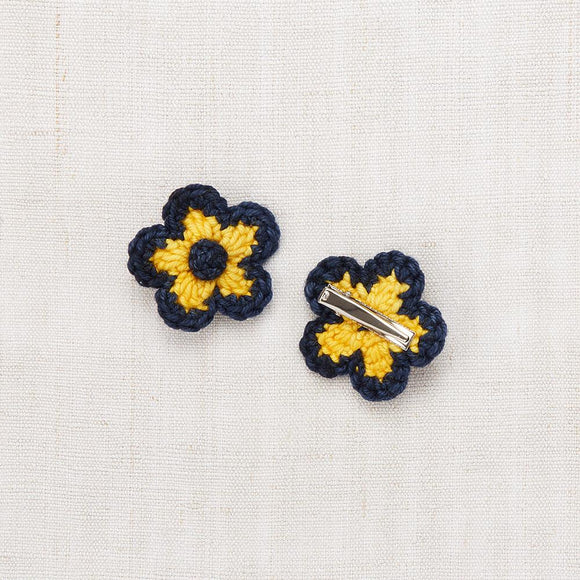 Duo de barrettes Flower ink - Sélection Misha & Puff à retrouver sur www.amaetc.com, concept store eco friendly pour enfants