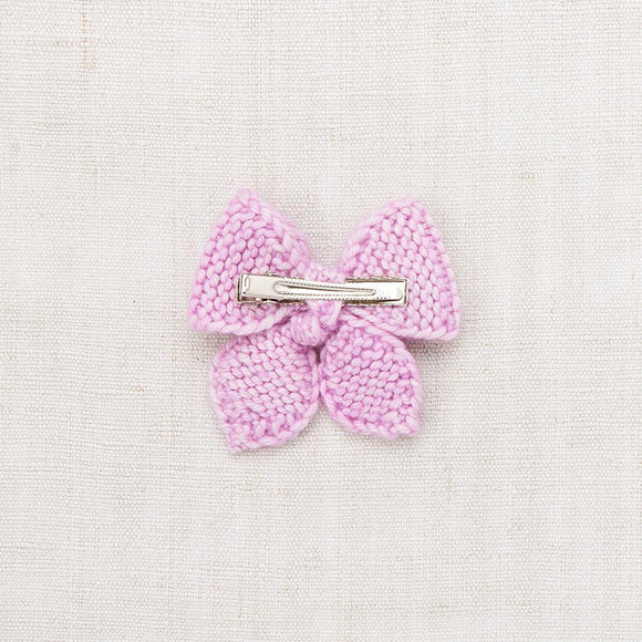 Barrette medium bow pink lilac - Sélection Misha & Puff à retrouver sur www.amaetc.com, concept store eco friendly pour enfants