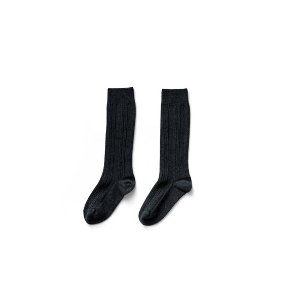 Chaussettes hautes pointelle soot - Sélection Soor Ploom à retrouver sur amaetc.com, concept store eco friendly pour enfants