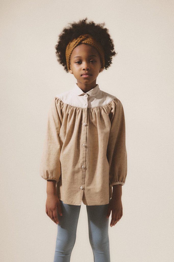 Blouse Luna caffe - Sélection Soor Ploom à retrouver sur amaetc.com, concept store eco friendly pour enfants