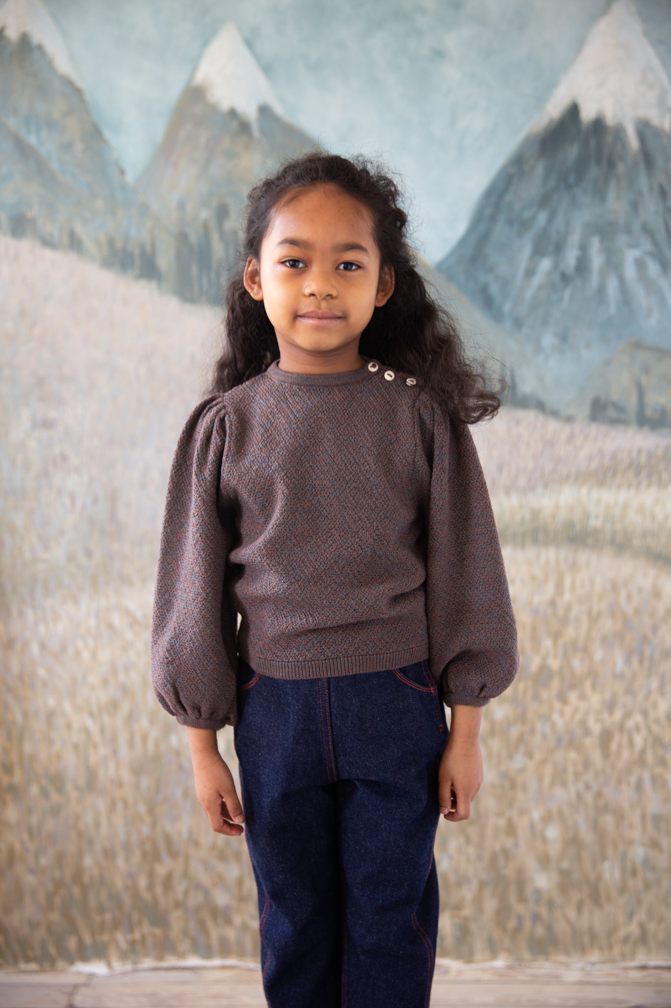 soor ploom Agnes Sweater mineral 4y - トップス(その他)