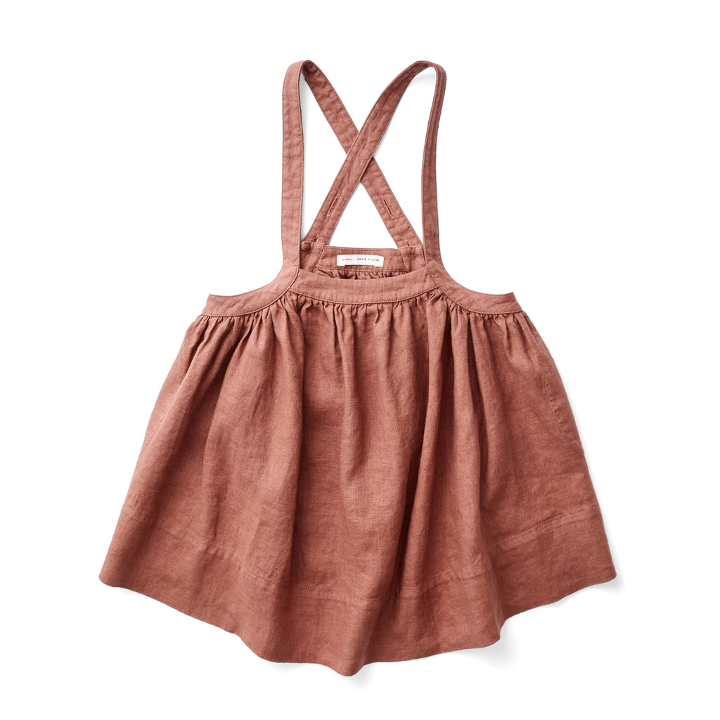 Pinafore Eloise henna - Sélection Soor Ploom à retrouver sur amaetc.com, concept store eco friendly pour enfants