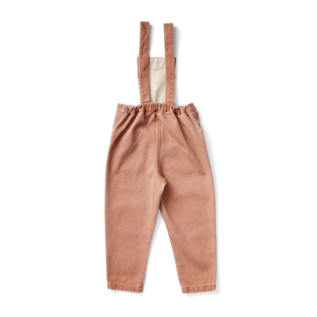 Salopette Charlie en denim sequoia - Sélection Soor Ploom à retrouver sur amaetc.com, concept store eco friendly pour enfants